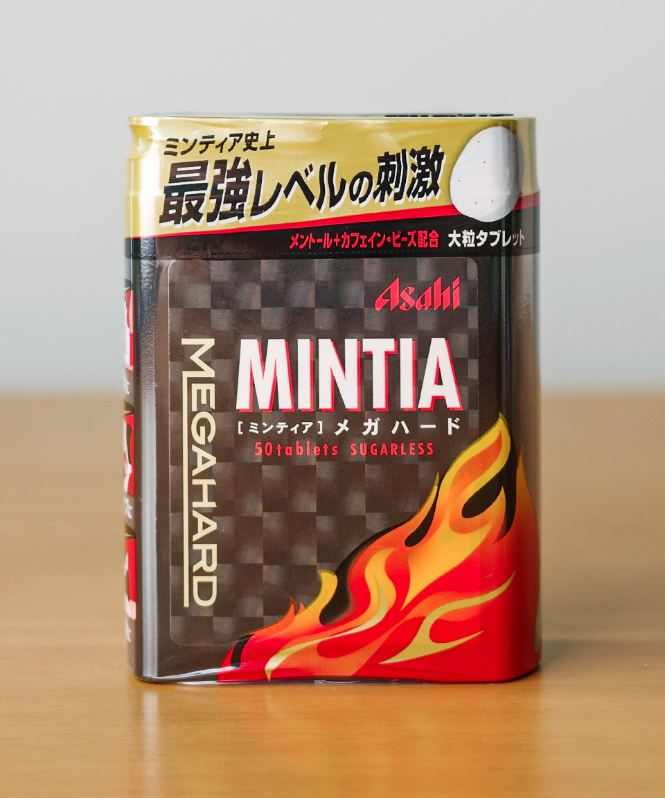 아사히 민티아 일본 사탕 메가 하드, 50g, 1개
