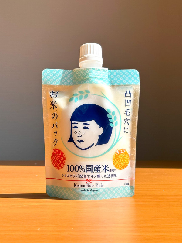 케아나 나데시코 모공 쌀팩 파우치형 170g 일본 마스크팩