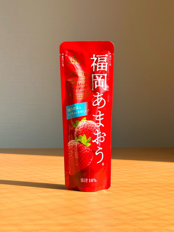 골드팍 얼려먹는 후쿠오카 아마오우 딸기 80g 샤베트 일본 아이스크림