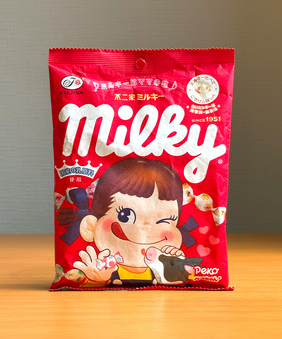 후지야 밀키 캔디 페코짱 100g 일본 사탕