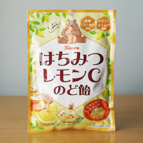 칸로 꿀 레몬C 목캔디 75g 일본 사탕