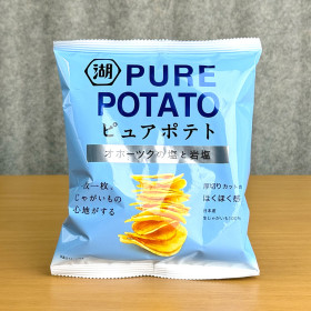 코이케야 퓨어 포테이토 오호츠크 암염 소금맛 55g 감자칩 일본 간식