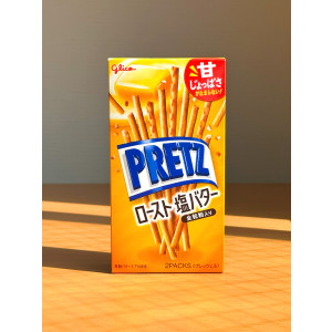 글리코 프리츠 일본 간식 로스트 소금 버터, 57g, 1개
