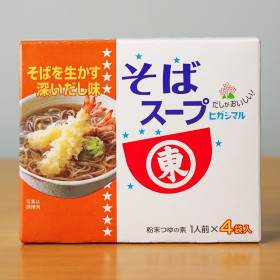히가시마루 소바 스프 4개입 일본 국물 다시