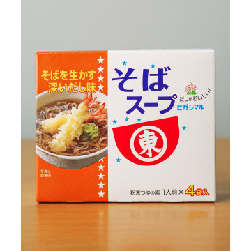 히가시마루 소바 스프 4개입 일본 국물 다시
