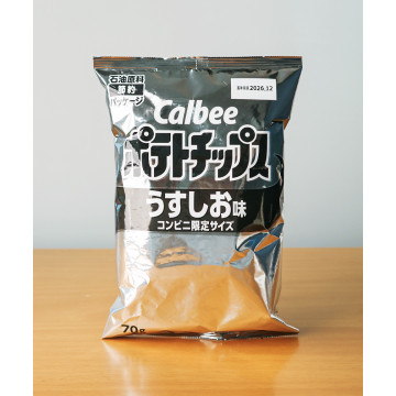 가루비 흑백 포테이토칩 연한 소금맛, 70g, 1개