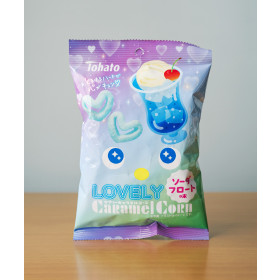 일본 간식 토하토 카라멜 콘 러블리 소다 플로트, 43g, 1개