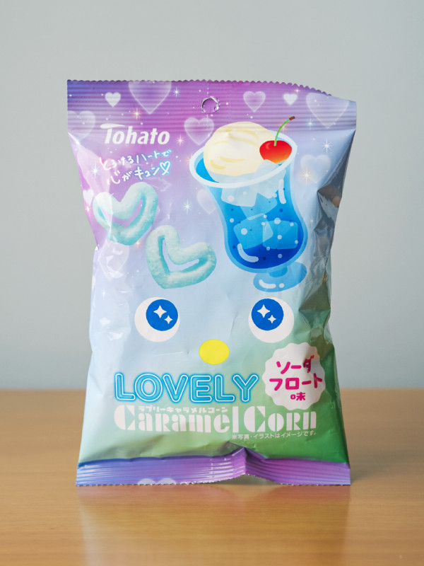 일본 간식 토하토 카라멜 콘 러블리 소다 플로트, 43g, 1개