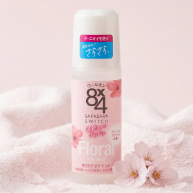 카오 8x4 에이트포 롤온 일본 데오드란트 프레쉬 플로럴, 45ml, 1개