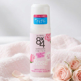 카오 8x4 에이트포 롤온 일본 데오드란트 로즈, 45ml, 1개