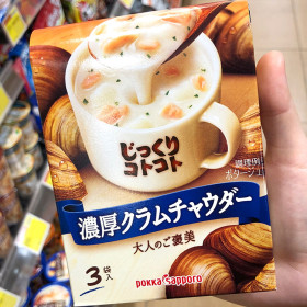 포카삿포로 짓쿠리 코토코토 포타쥬 일본 스프 크램차우더, 50.7g, 1개