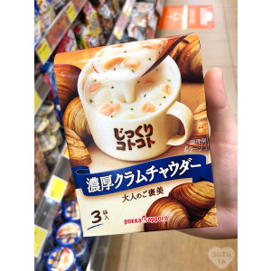포카삿포로 짓쿠리 코토코토 포타쥬 일본 스프 크램차우더, 50.7g, 1개
