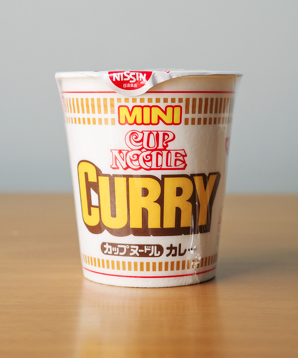 닛신 컵누들 미니 일본 컵라면 카레, 43g, 1개