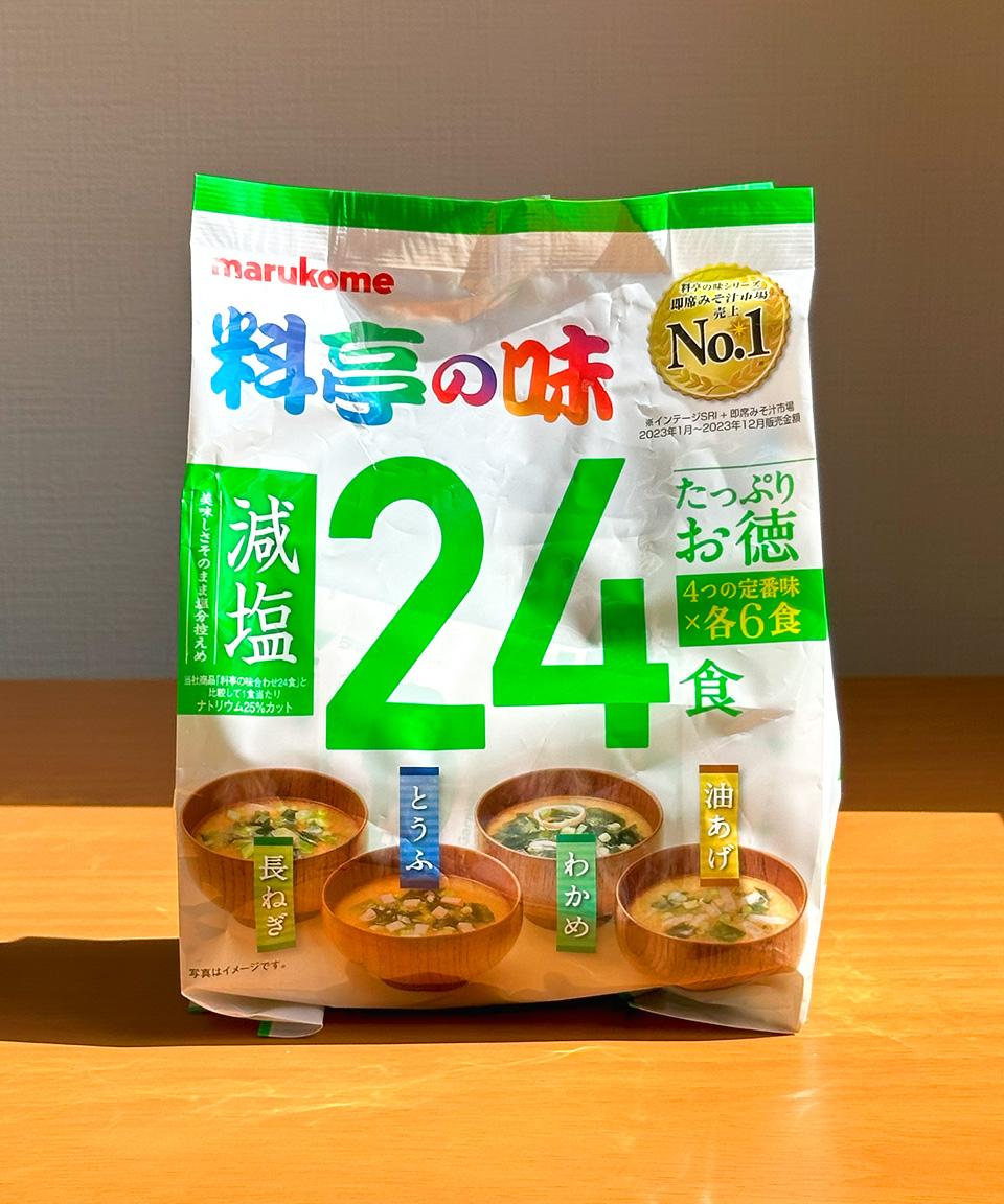 마루코메 미소시루 저염 24식, 366g, 1개
