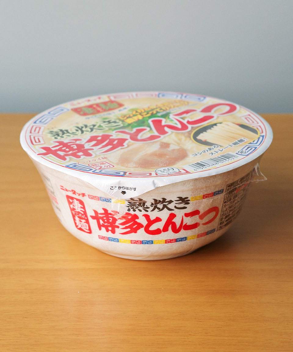 일본 컵라면 뉴타치 스고멘 하카타 돈코츠, 105g, 1개