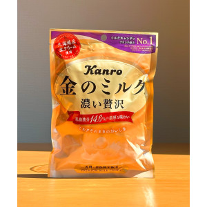일본 사탕 칸로 킨노 밀크 캔디 80g 금의 우유 사탕
