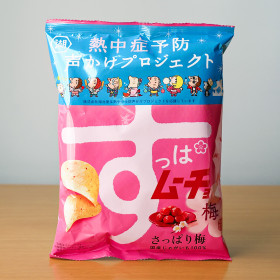 코이케야 슷파무쵸 매실맛 포테이토칩 55g 우메 일본 간식