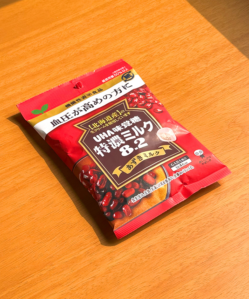 UHA 미각당 특농 밀크 캔디 8.2 일본 사탕 단팥밀크, 93g, 1개