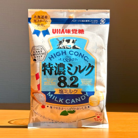 UHA 미각당 특농 밀크 캔디 8.2 일본 사탕 소금우유, 75g, 1개