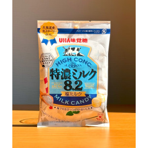 UHA 미각당 특농 밀크 캔디 8.2 일본 사탕 소금우유, 75g, 1개