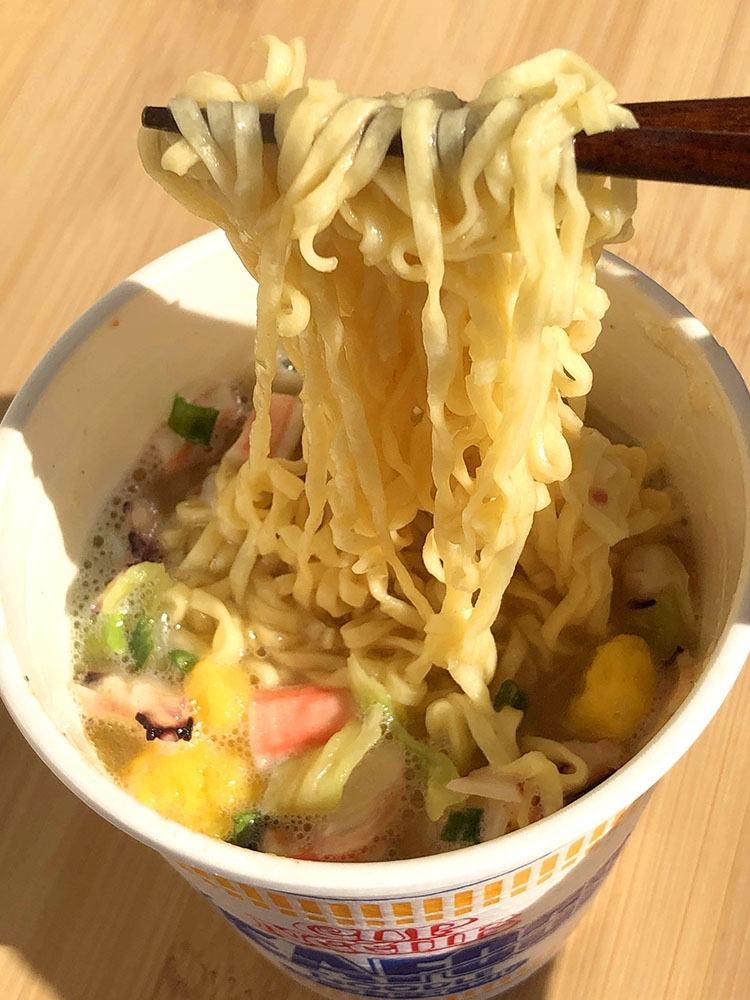 닛신 컵누들 일본 컵라면 씨푸드, 75g, 1개