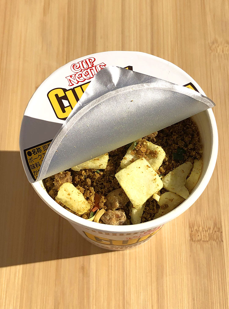 닛신 컵누들 일본 컵라면 카레, 87g, 1개