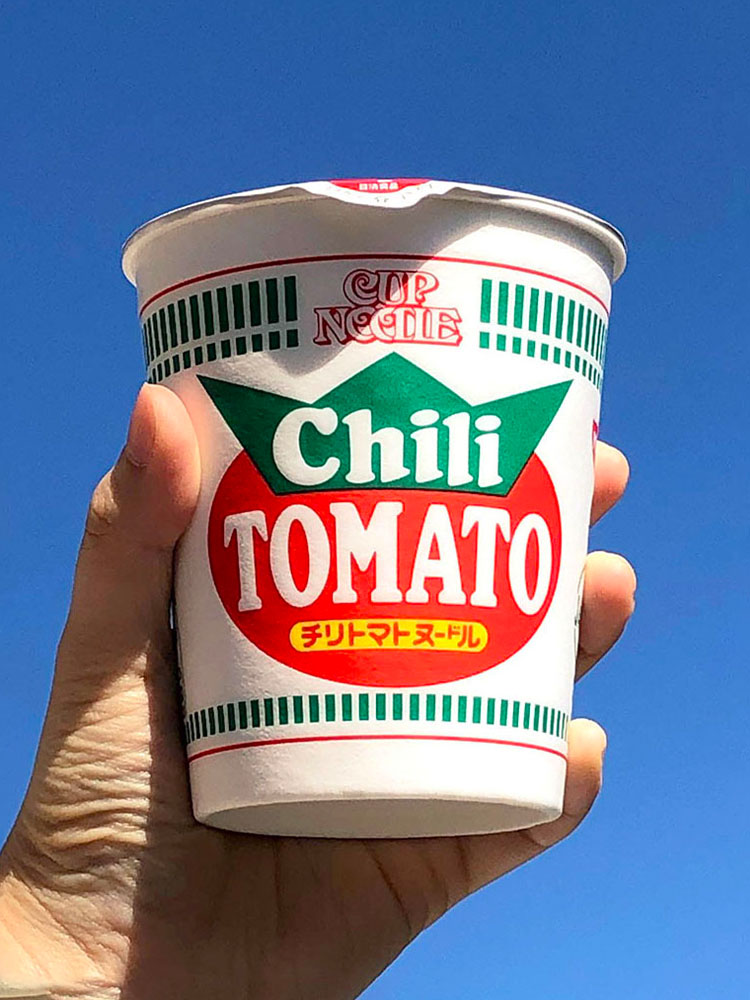 닛신 컵누들 일본 컵라면 칠리토마토, 76g, 1개