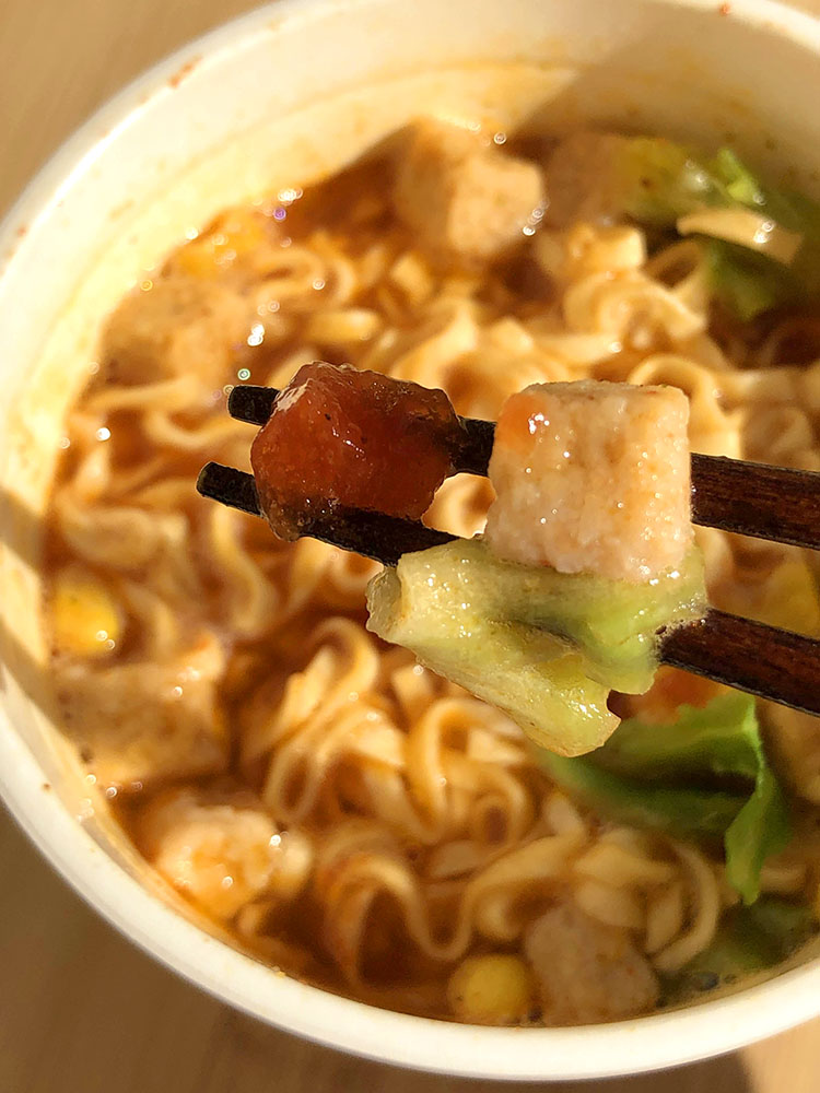 닛신 컵누들 일본 컵라면 칠리토마토, 76g, 1개