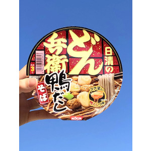 [ 닛신 ] 돈베이 카모다시 소바 105g / 오리육수 소바 / 일본 컵라면