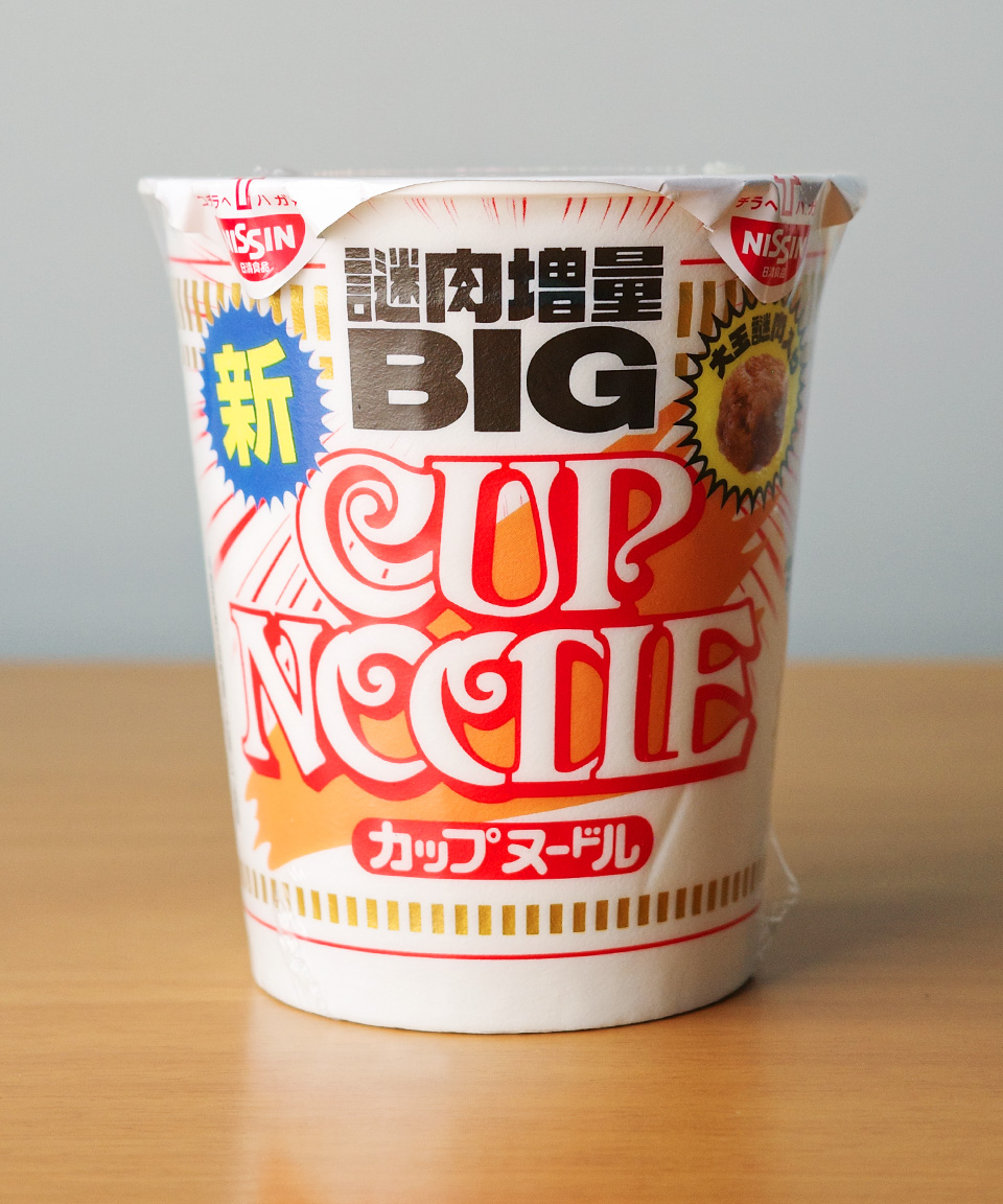 닛신 컵누들 BIG 일본 컵라면 오리지널, 103g, 1개