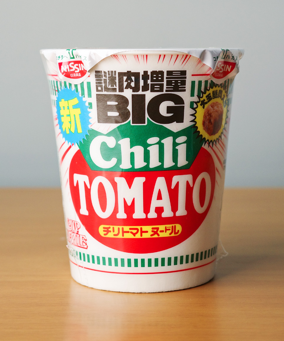 닛신 컵누들 BIG 일본 컵라면 칠리토마토, 109g, 1개