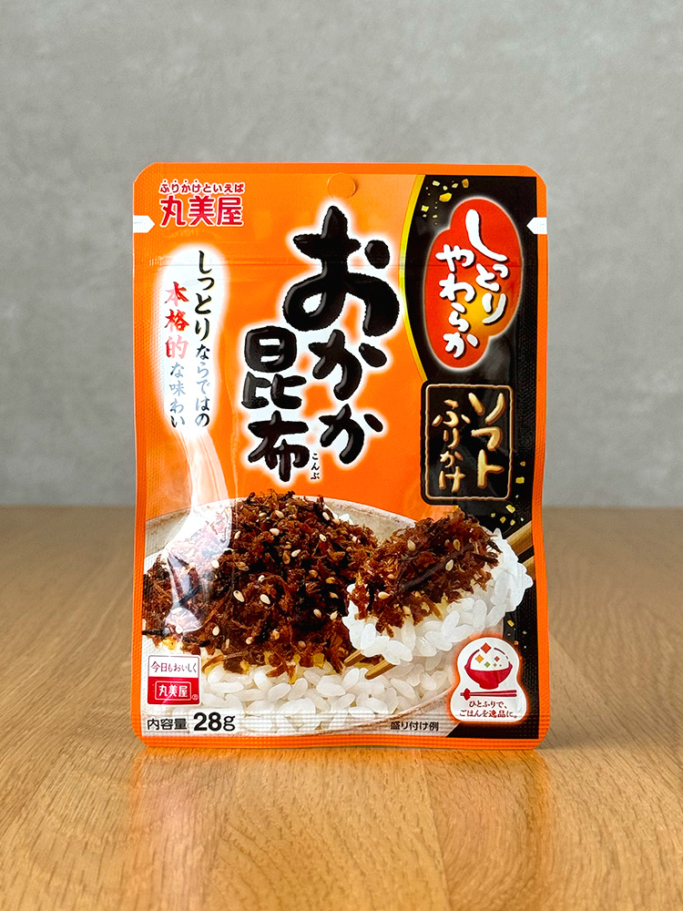 [ 마루미야 ] ﻿﻿소프트 ﻿﻿﻿﻿﻿﻿오카카콘부 28g / 촉촉한 ﻿﻿가다랭이와 다시마 후리카케﻿ / 일본 후리카케