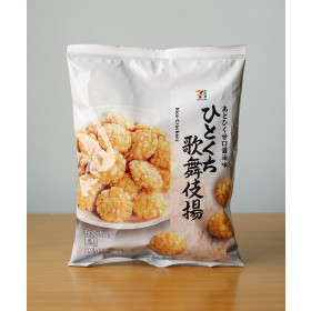 세븐일레븐 한입 가부키아게 75g 일본 편의점 센베이