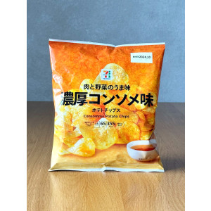 일본 간식 세븐일레븐 진한 콘소메맛 포테이토칩 65g 편의점 과자 감자칩