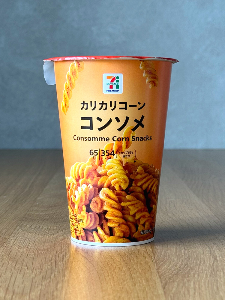 일본 세븐일레븐 카리카리콘 콘소메, 65g, 1개