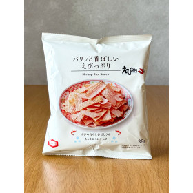 [ 로손 ] 에비푸리 38g / 얇아서 뒷맛으로 진하게 오는 새우맛 / 일본편의점 과자