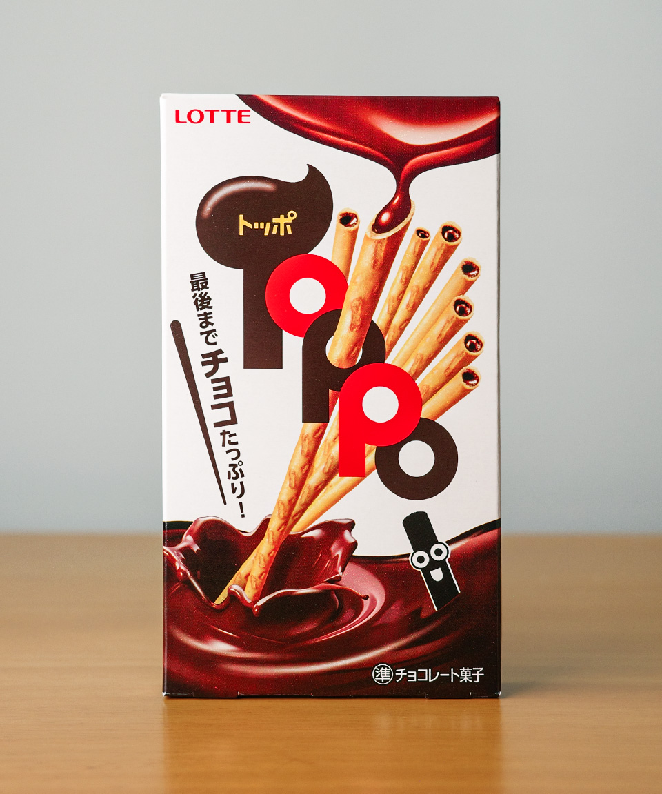 롯데 토포 일본 빼빼로 과자 초코, 72g, 1개