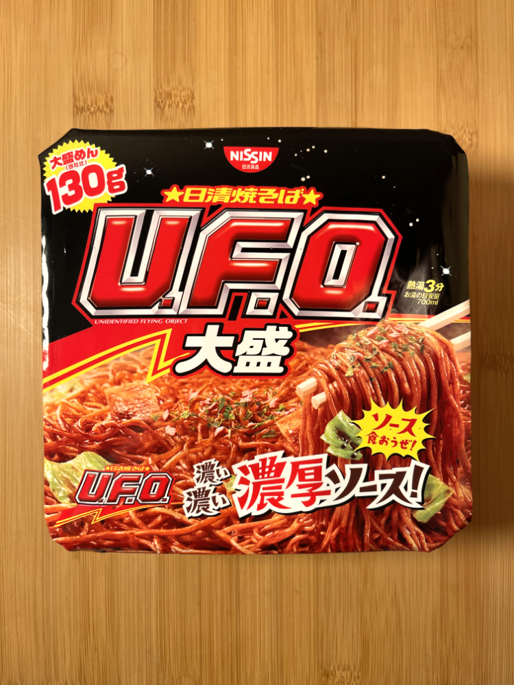 일본 컵라면 닛신 UFO 야끼소바 오오모리 / 야끼소바 대용량
