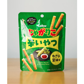 가루비 자가리코 카라이야츠 와사비간장 봉지 38g 일본 간식 쟈가리코