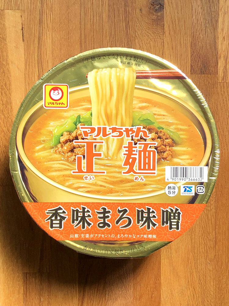 일본 컵라면 마루짱 세이멘 미소, 129g, 1개