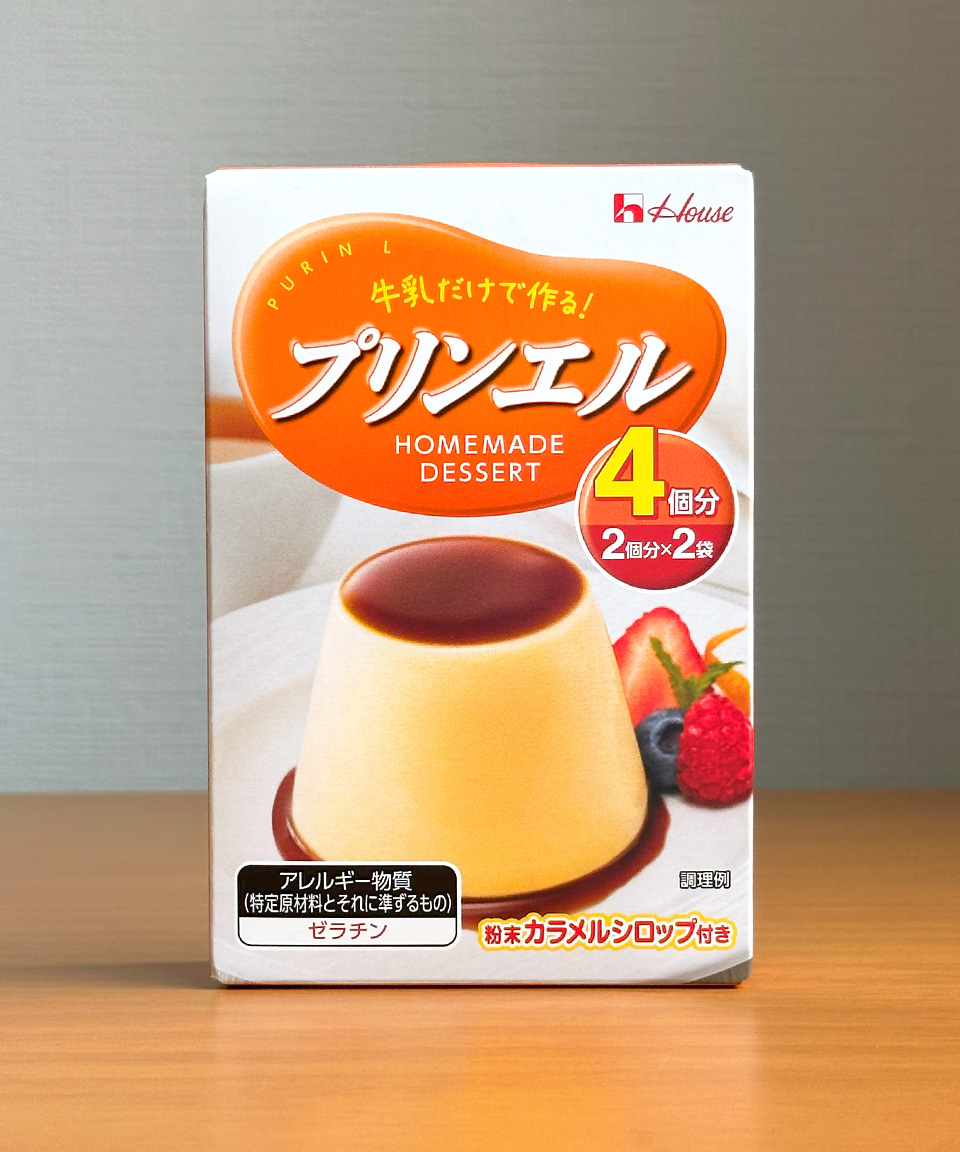 하우스 푸딩 만들기 푸딩엘 54g 푸린에루 일본 푸딩