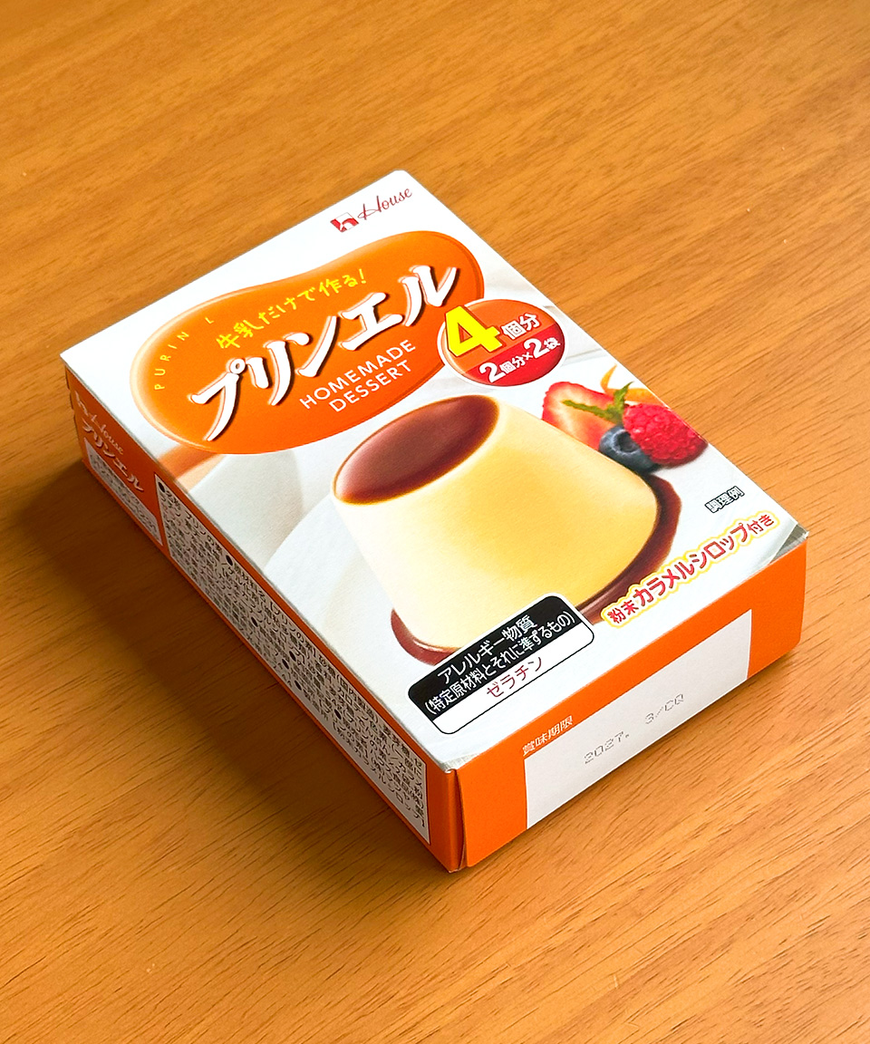 하우스 푸딩 만들기 푸딩엘 54g 푸린에루 일본 푸딩