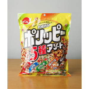 덴로쿠 포릿피 5종 모음 180g 안주 과자 일본 간식