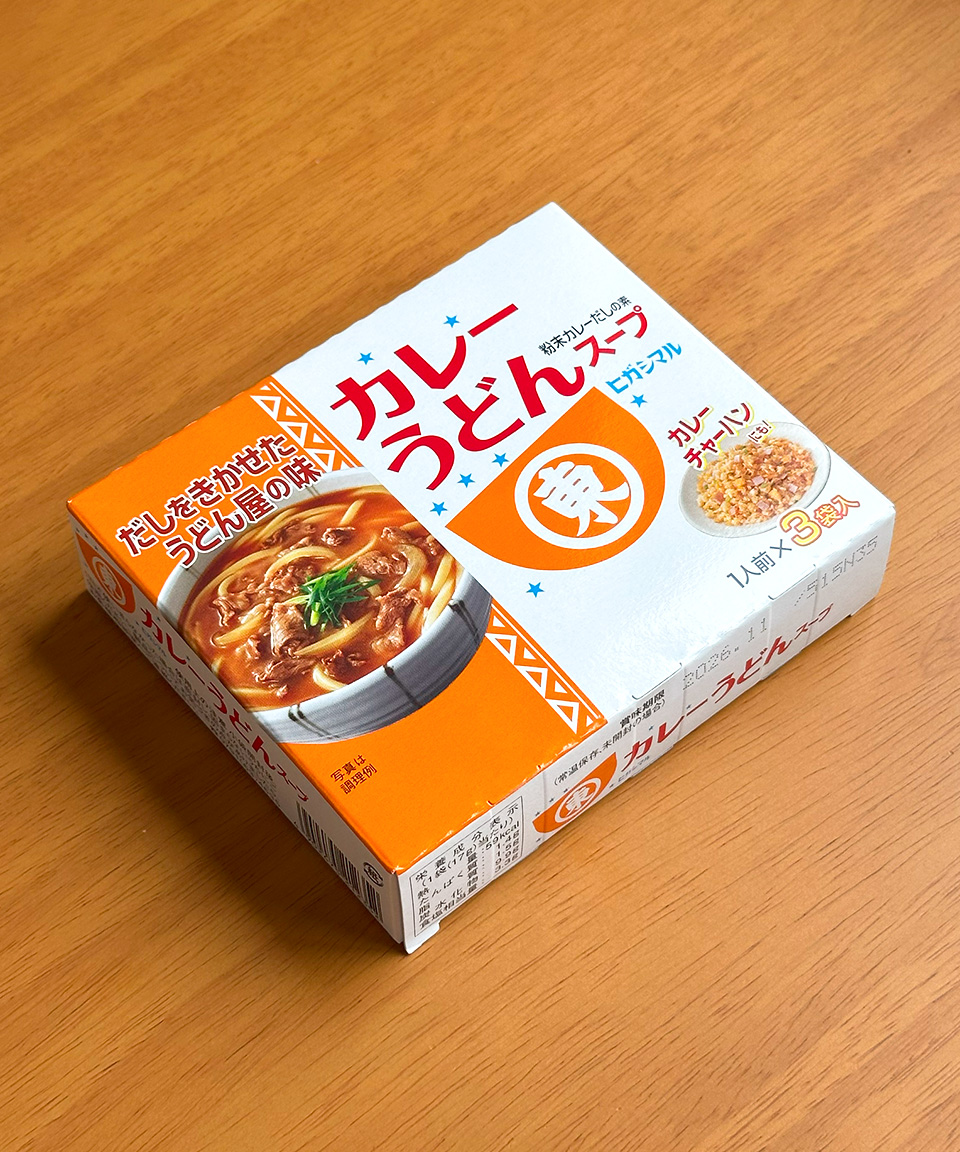 히가시마루 카레 우동 스프 3개입 일본 우동 다시