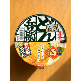 일본 컵라면 닛신 돈베이 키츠네 유부 우동 95g