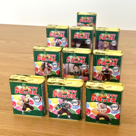 [ 사쿠마 ] 귀멸의 칼날 깡통캔디 옛날 드롭프스 사탕 71g / 일본사탕