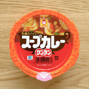 일본 컵라면 마루짱 완탕 스프 카레, 29g, 1개