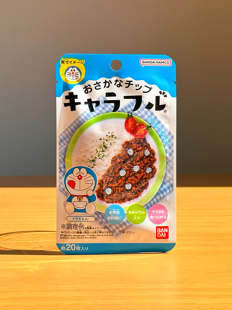 반다이 캬라후루 어묵칩 도라에몽, 2g, 1개