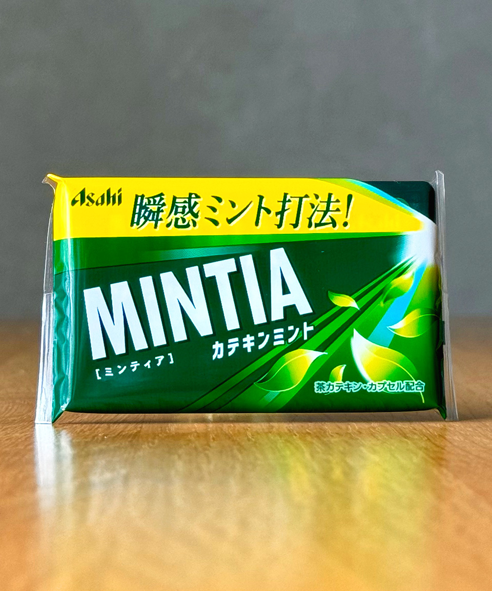 [ 아사히 ] 민티아 ﻿카테킨 민트 / 일본 사탕