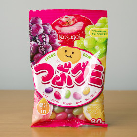 카스가이 쯔부구미 80g 과일맛 젤리빈 일본 젤리
